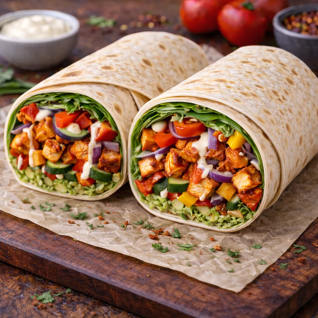 Tandoori Chicken Wrap