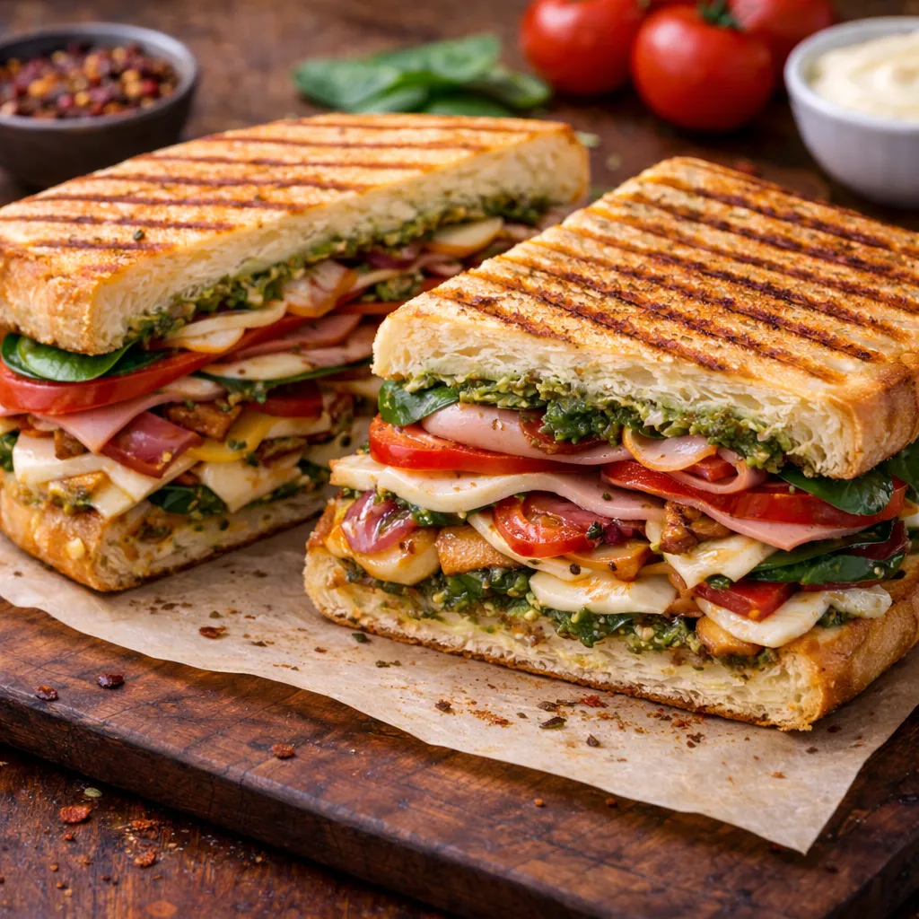 Gourmet Grilled Panini