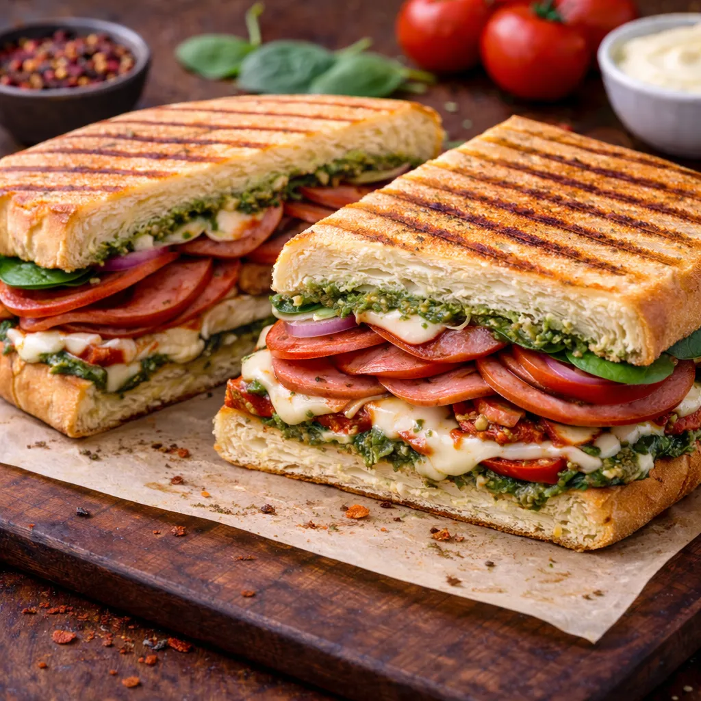 Chicken Salami Panini