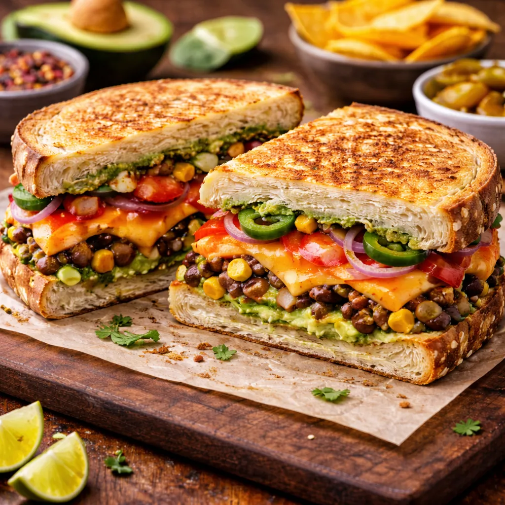 Mexican veg Sandwich